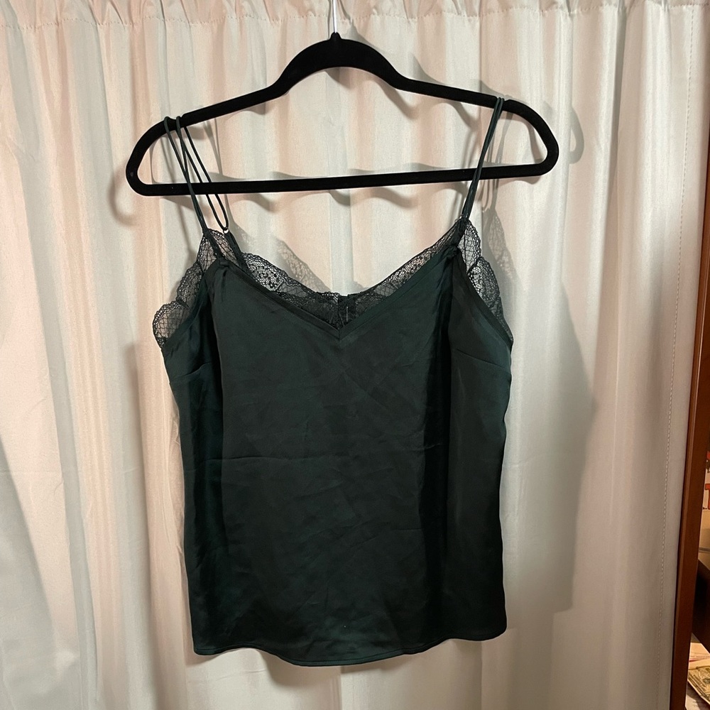Green Abercrombie Lace Top